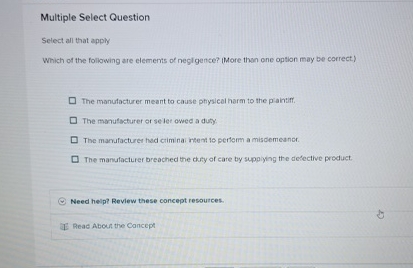  Multiple Select Question Select all that apply Which of the following