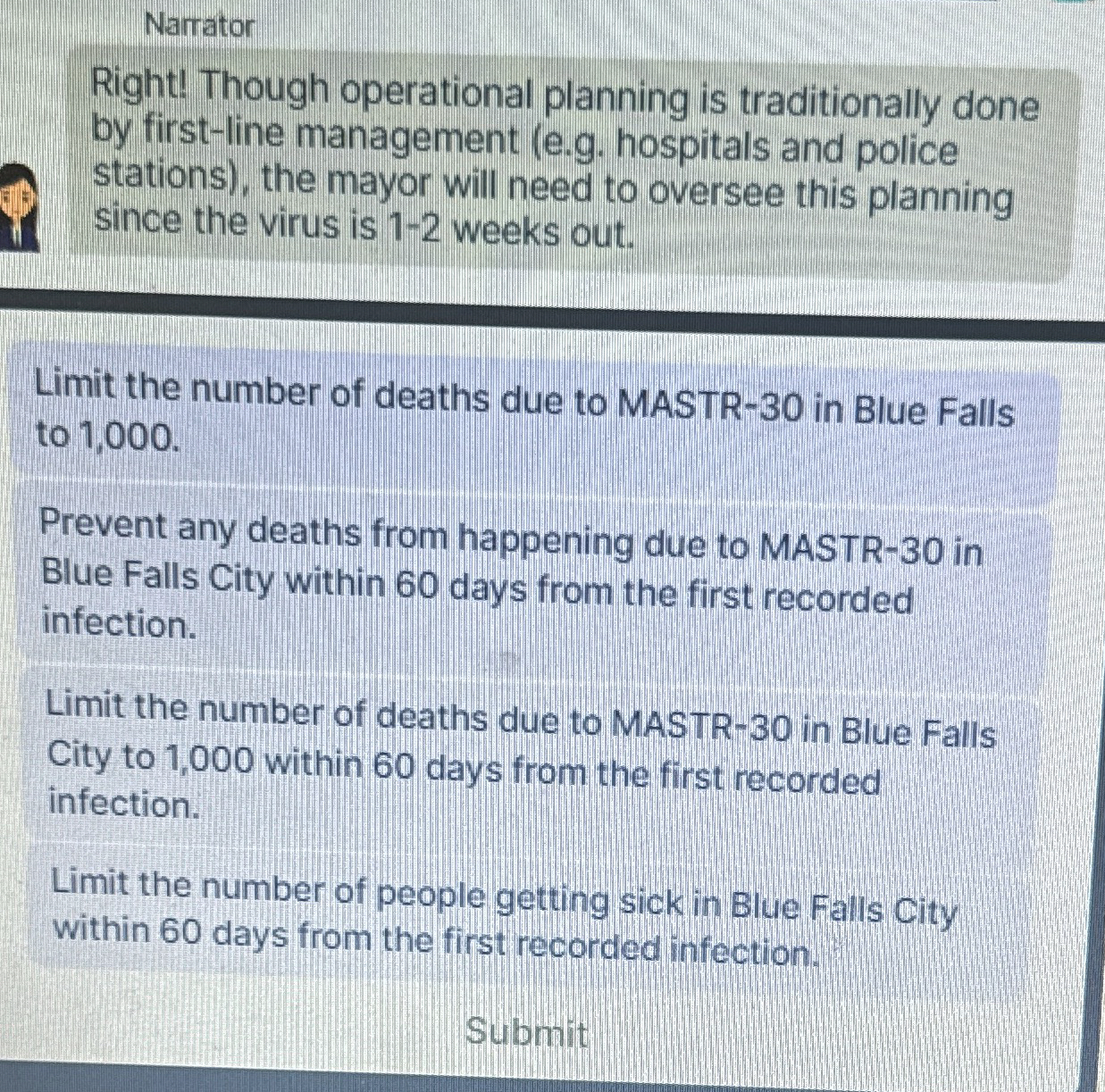  Right! Though operational planning is traditionally done by first-line management (e.g.