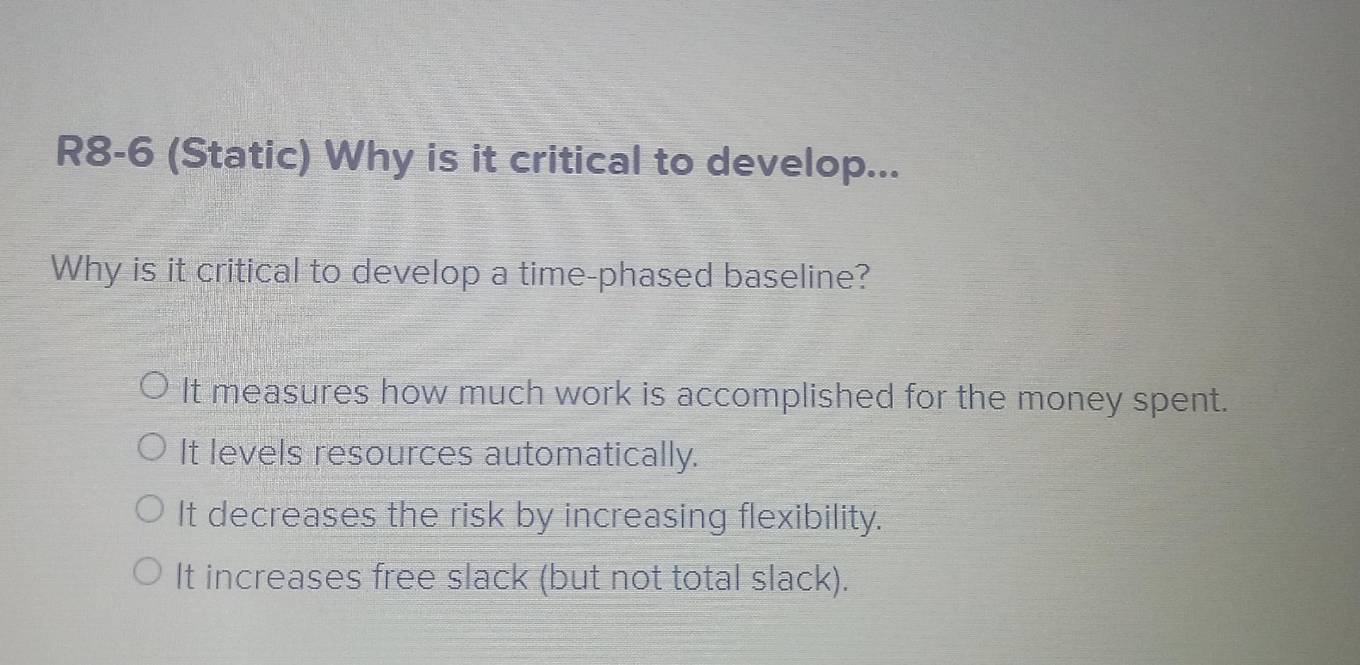  R8-6(Static) Why is it critical to develop... Why is it critical