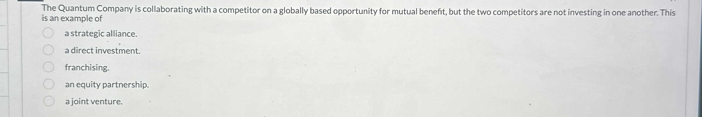  The Quantum Company is collaborating with a competitor on a globally