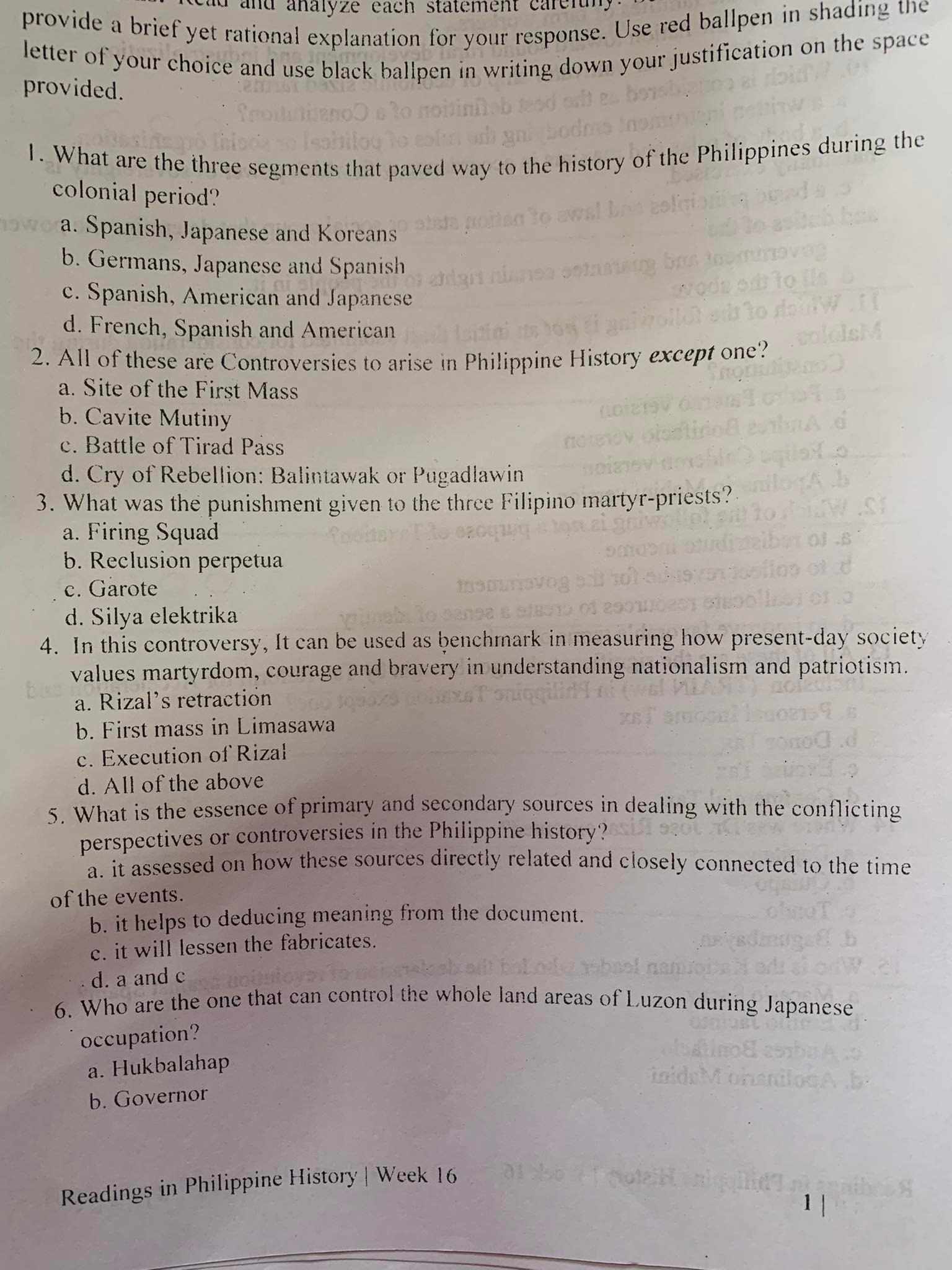  analyze each statement care provide a brief yet rational explanation for