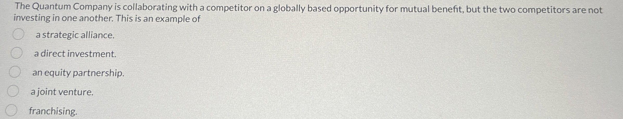  The Quantum Company is collaborating with a competitor on a globally