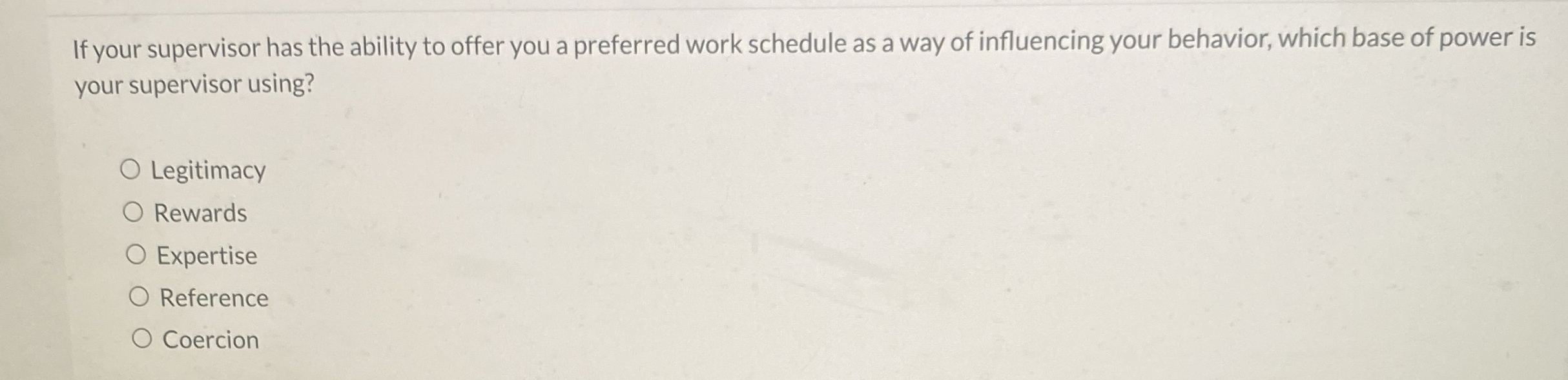  If your supervisor has the ability to offer you a preferred