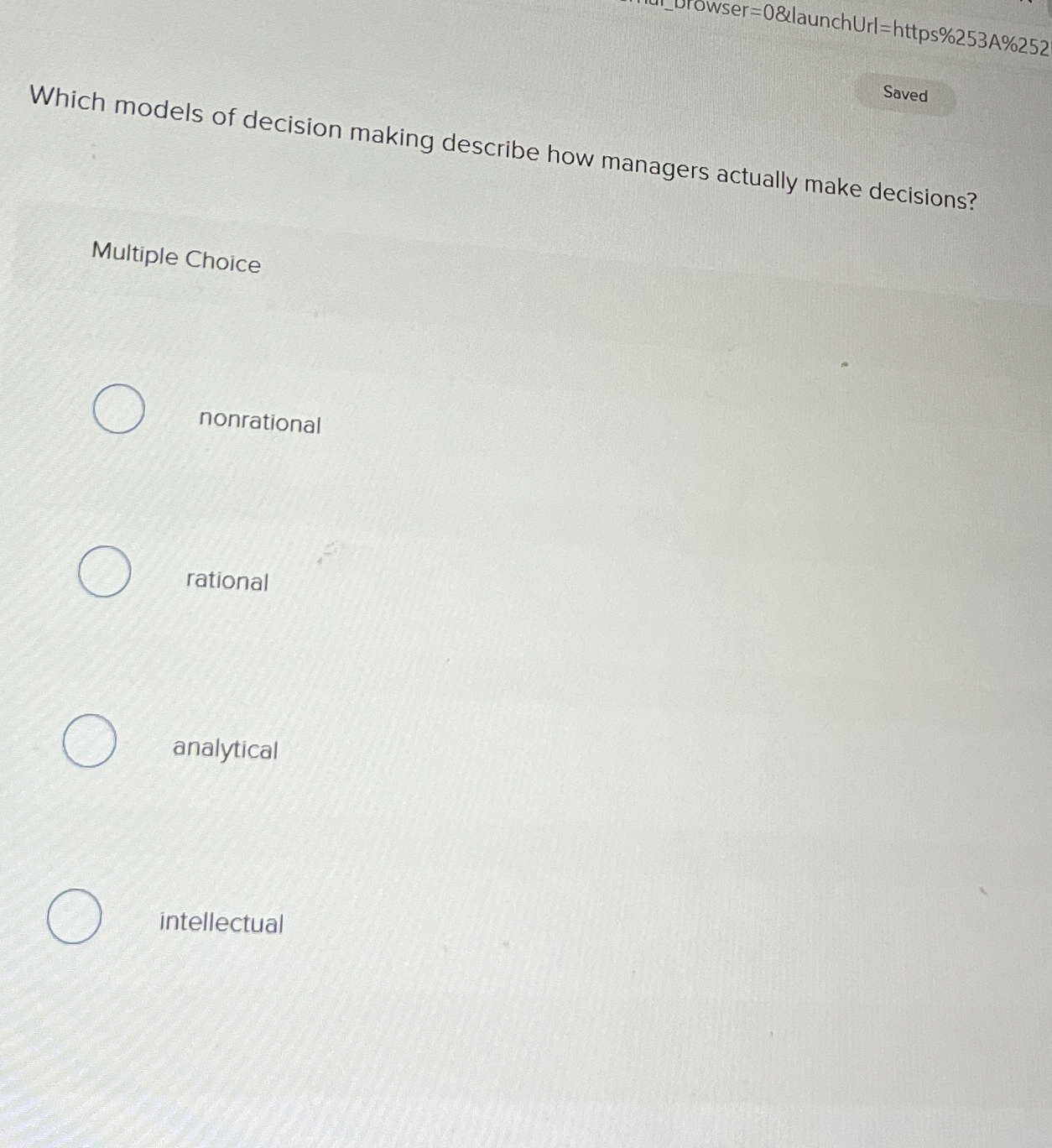  Nrowser =0 &launchUrl =h ttps%253A%252 Which models of decision making describe