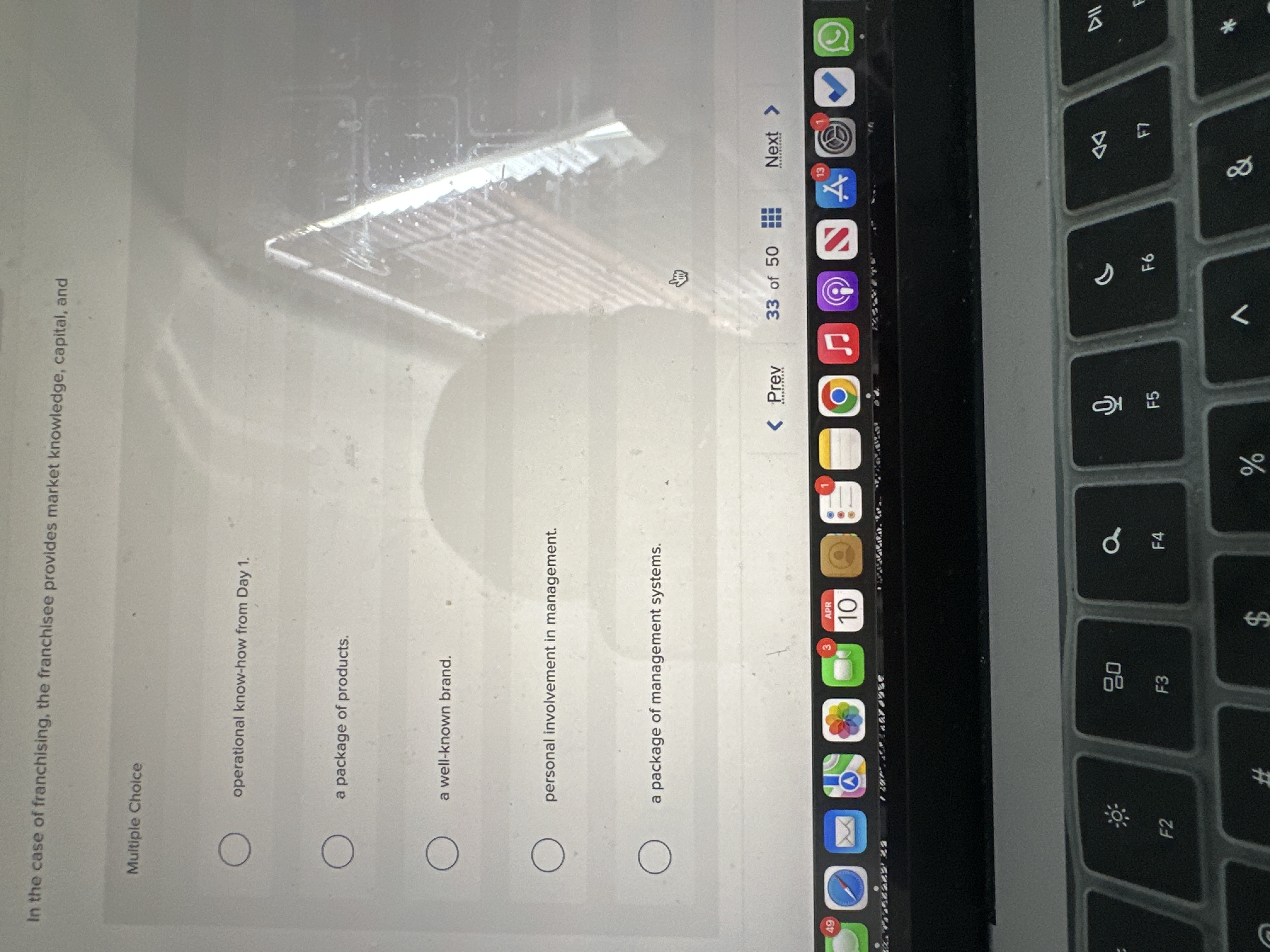  operational know-how from Day 1. a package of products. a well-known