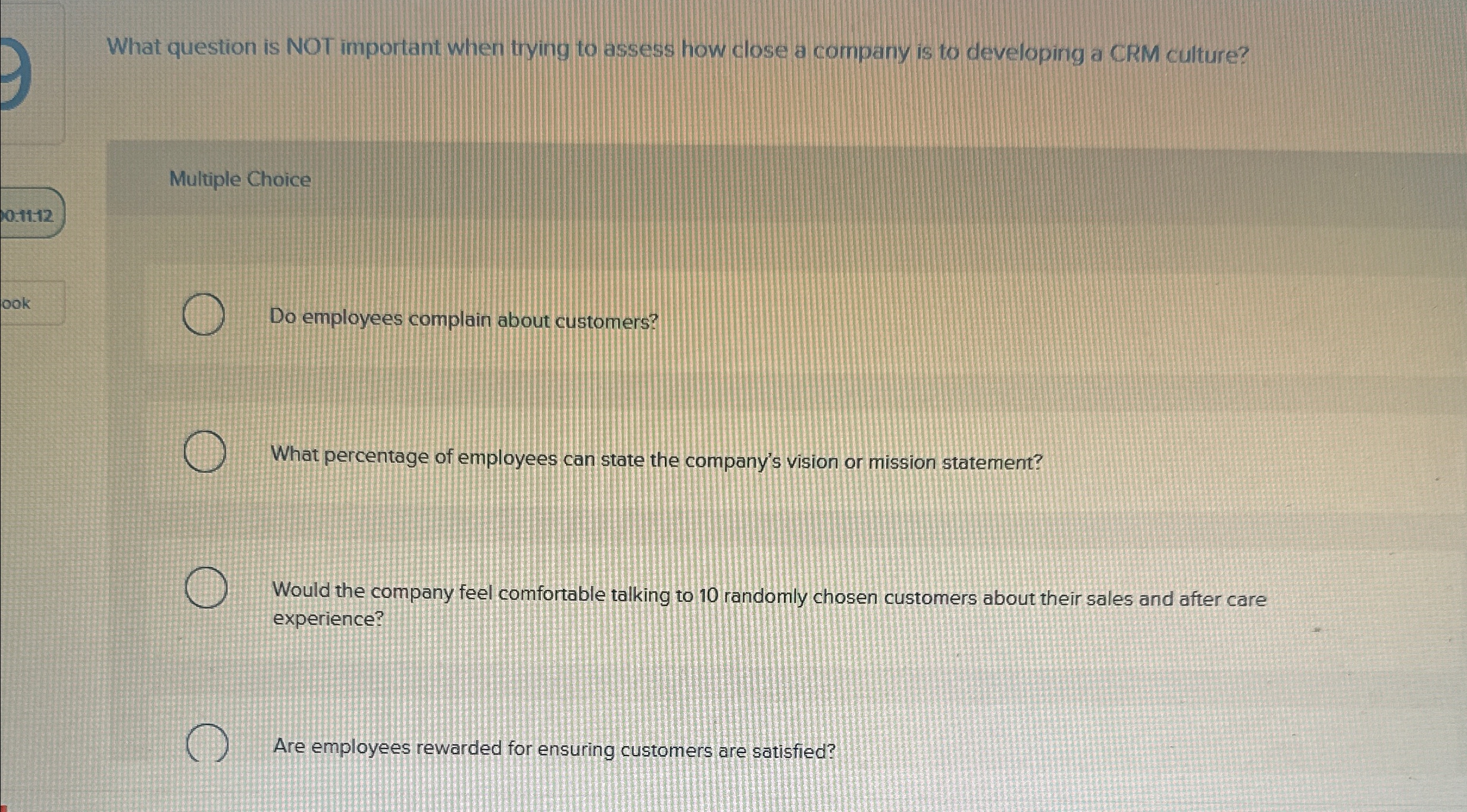  What question is NOT important when trying to assess how close
