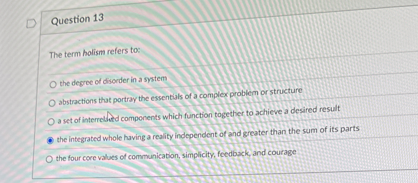  Question 12 The systems development life cycle (SDLC) is the process
