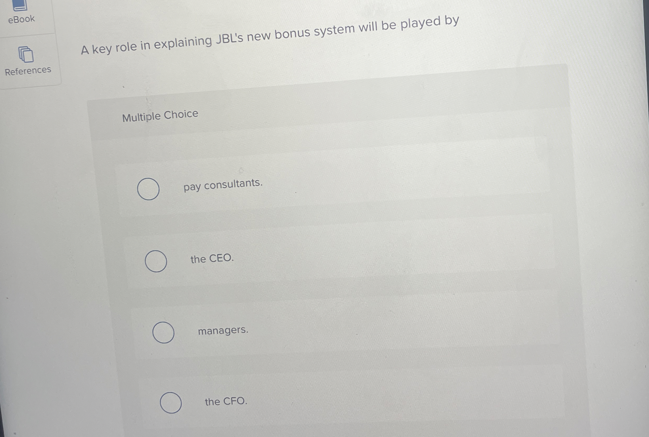  eBook A key role in explaining JBL's new bonus system will