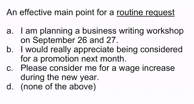  Can I get some help please An effective main point for