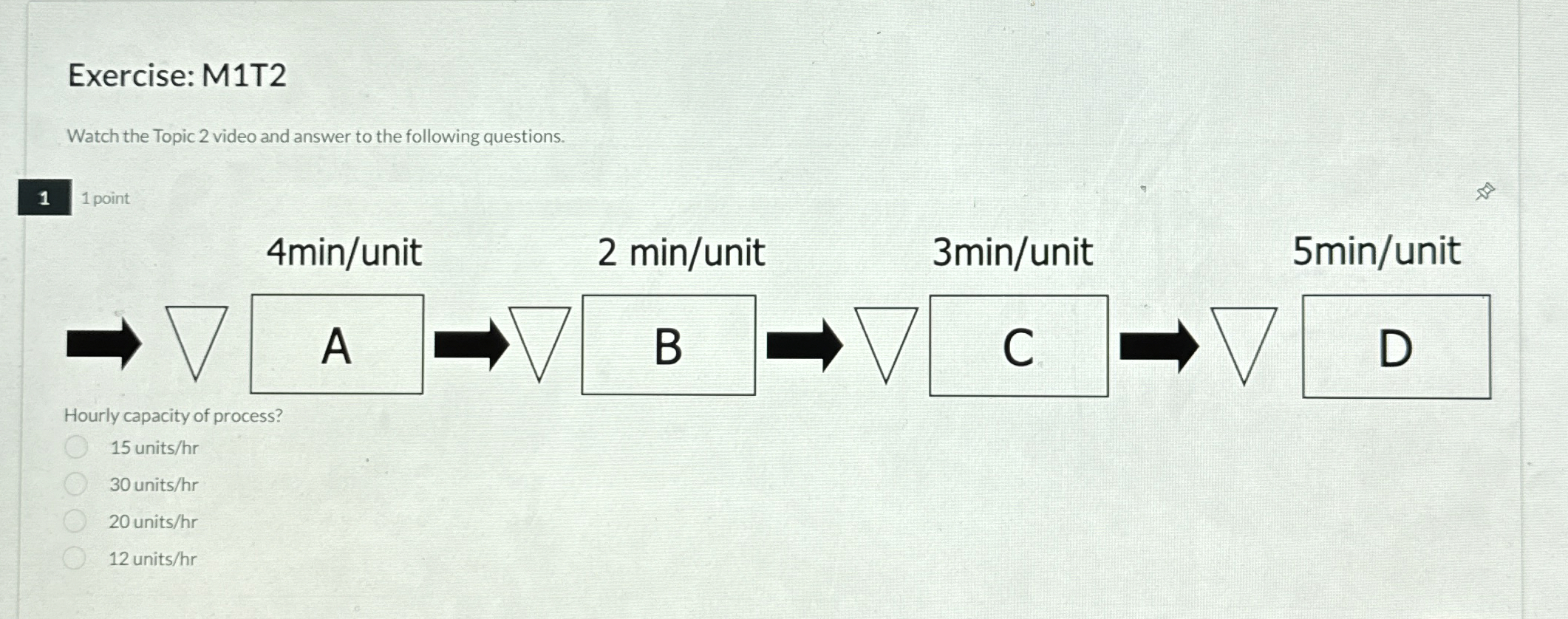  Exercise: M1T2 Watch the Topic 2 video and answer to the