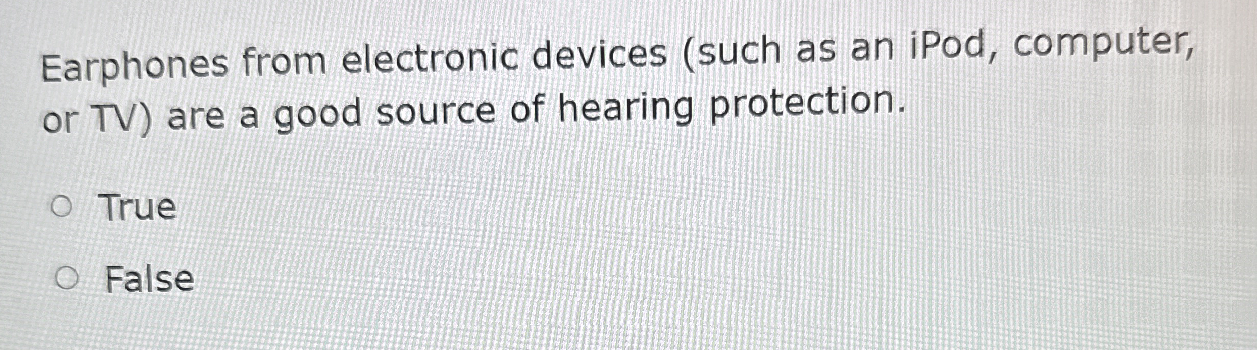  Earphones from electronic devices (such as an iPod, computer, or TV)