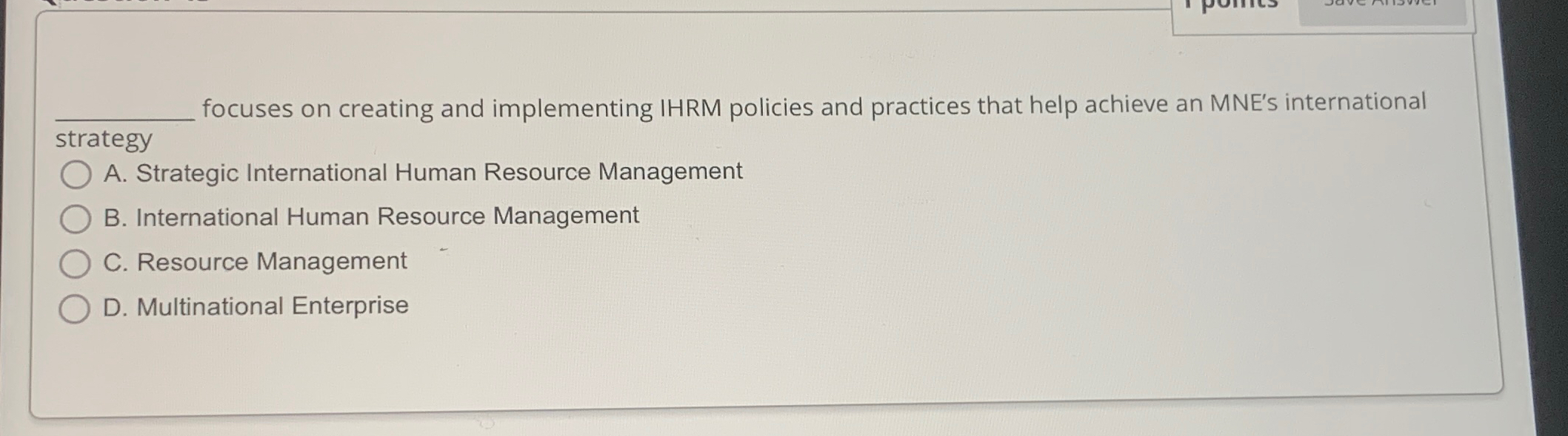  focuses on creating and implementing IHRM policies and practices that help