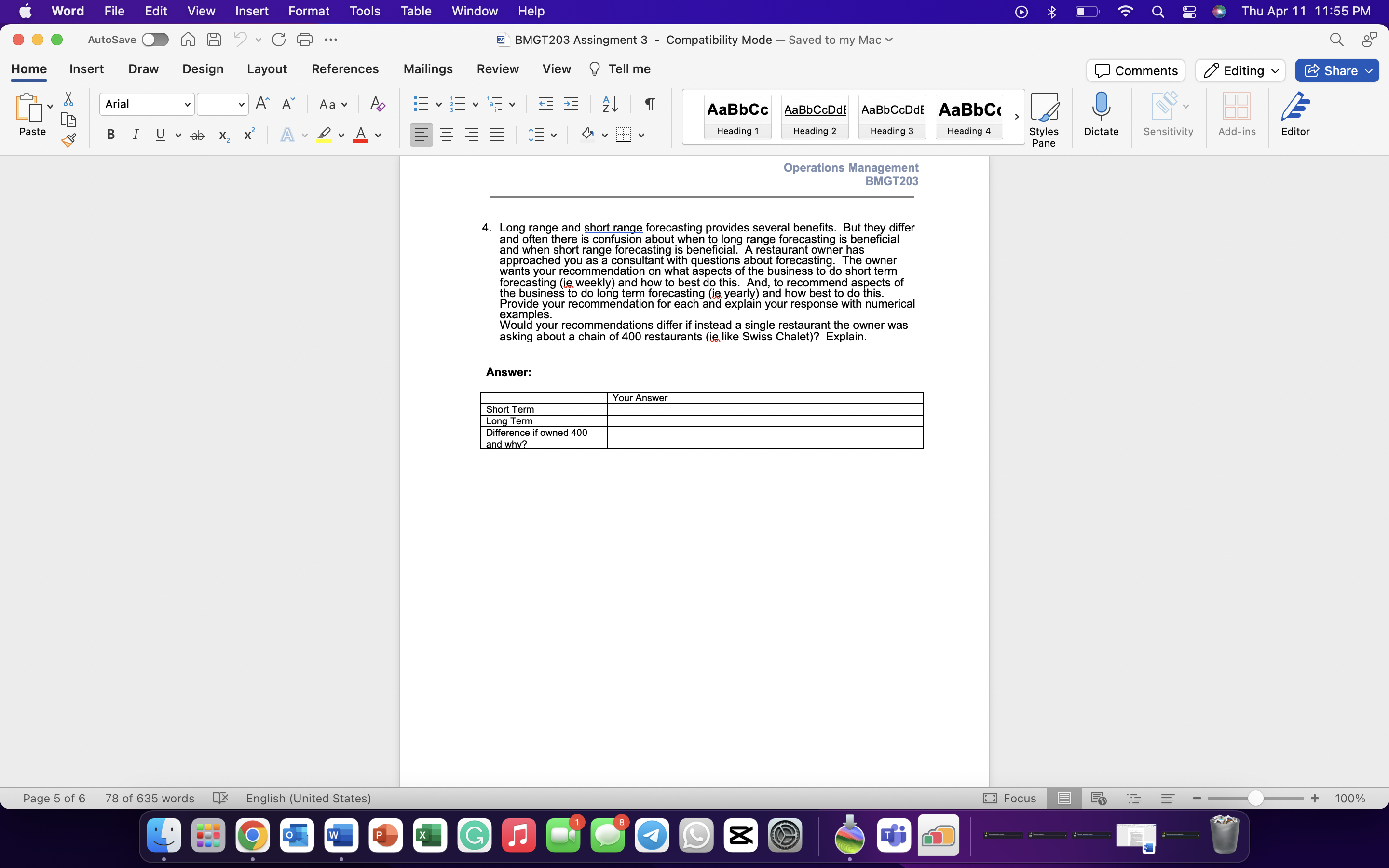  5. Compare and contrast JIT and Lean Operations? What are these