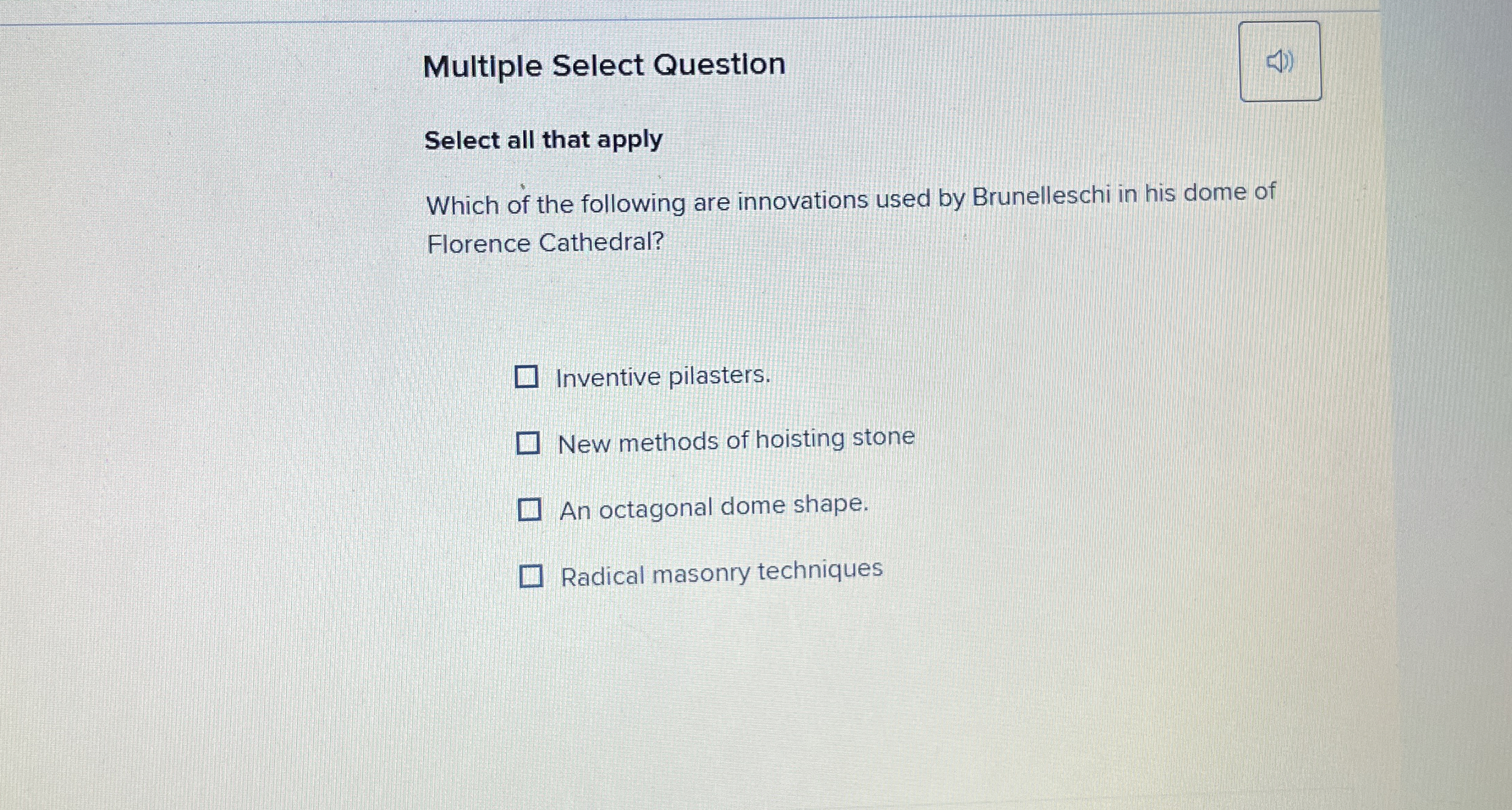  Multiple Select Question Select all that apply Which of the following
