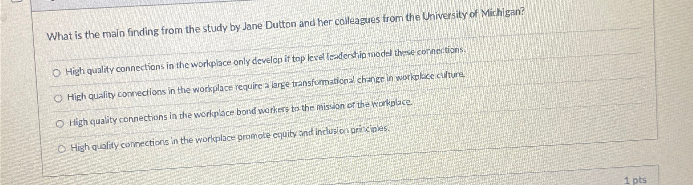  What is the main finding from the study by Jane Dutton