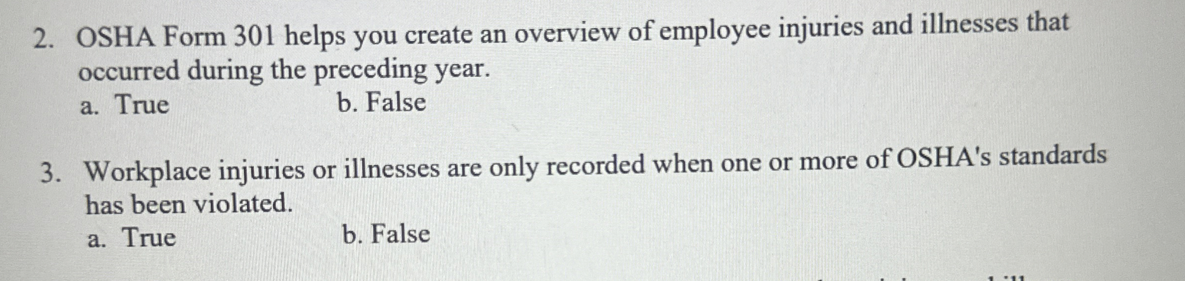  OSHA Form 301 helps you create an overview of employee injuries