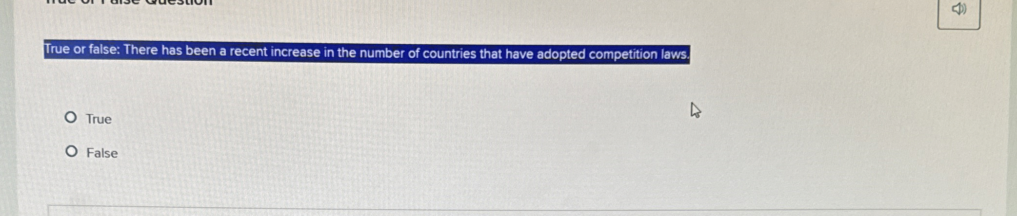  True or false: There has been a recent increase in the