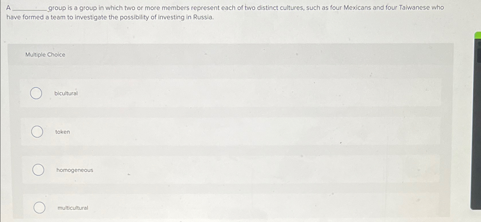  A group is a group in which two or more members