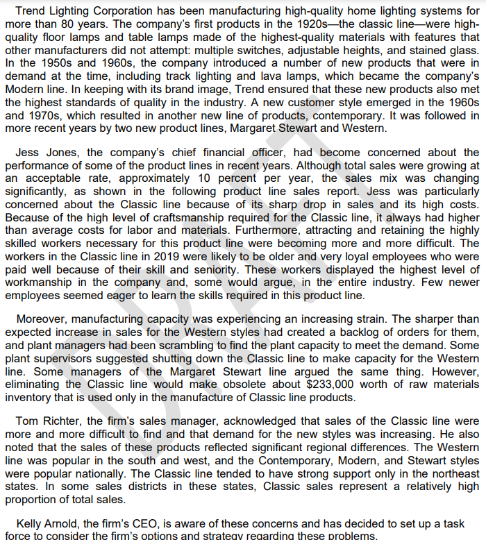  Develope a value chain from 6 to 8 items for Trend