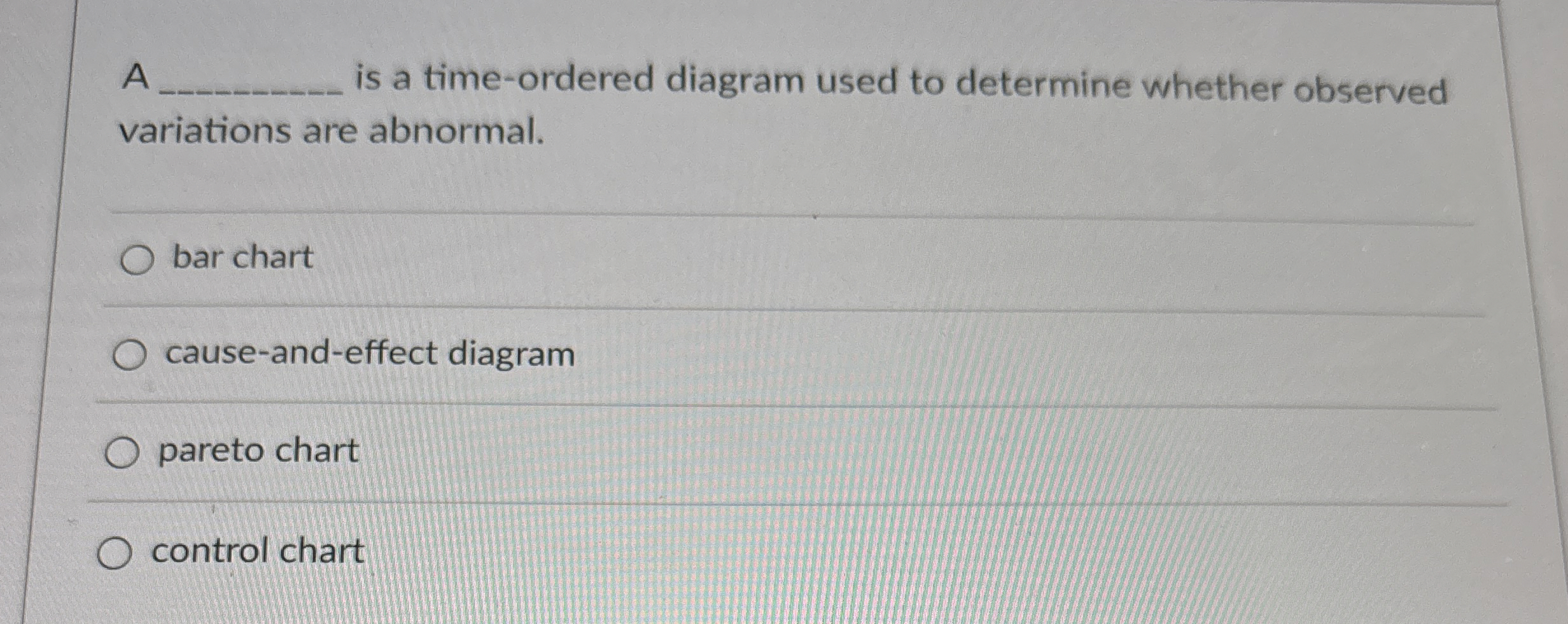  A is a time-ordered diagram used to determine whether observed variations