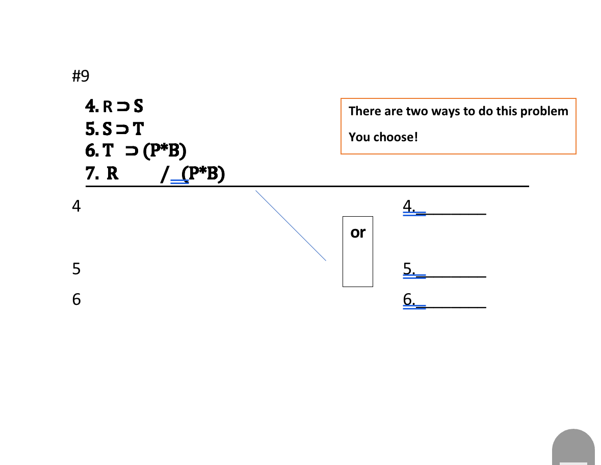  Solve using the rules of indifference #9 