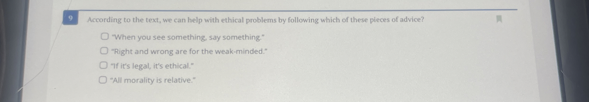  9 According to the text, we can help with ethical problems