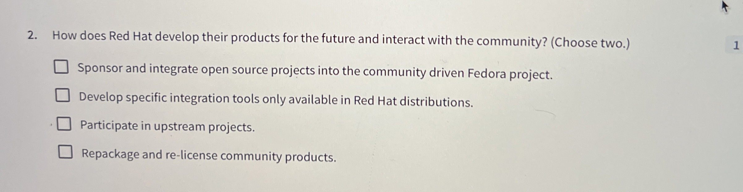  How does Red Hat develop their products for the future and