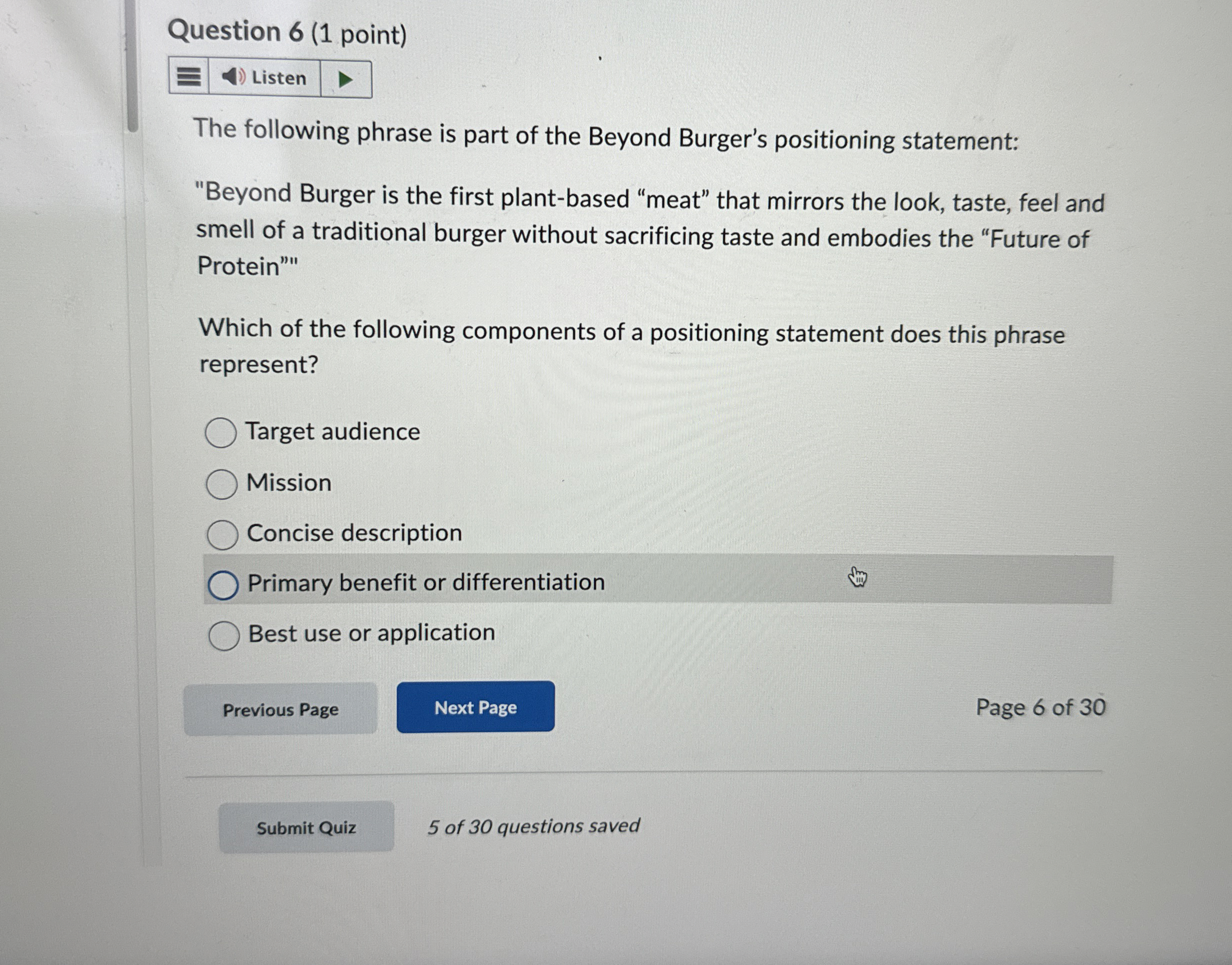  Differentiate f(x)=(x4-7x+10)5 Question 6(1 point) The following phrase is part of