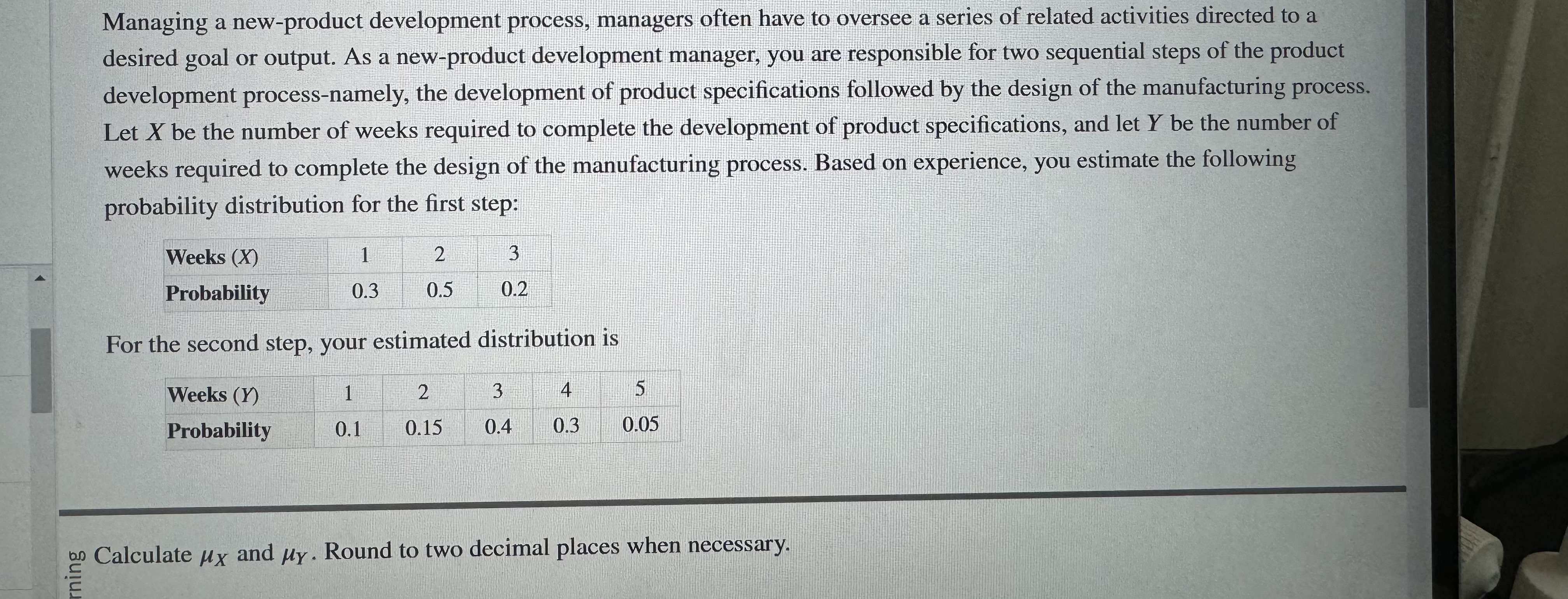  Managing a new-product development process, managers often have to oversee a