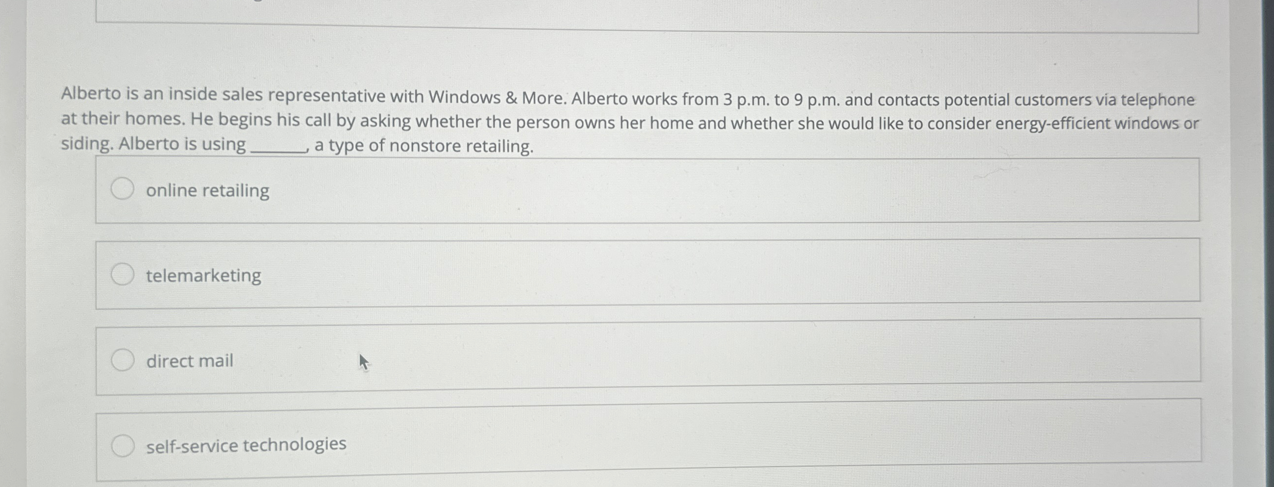  Alberto is an inside sales representative with Windows & More. Alberto