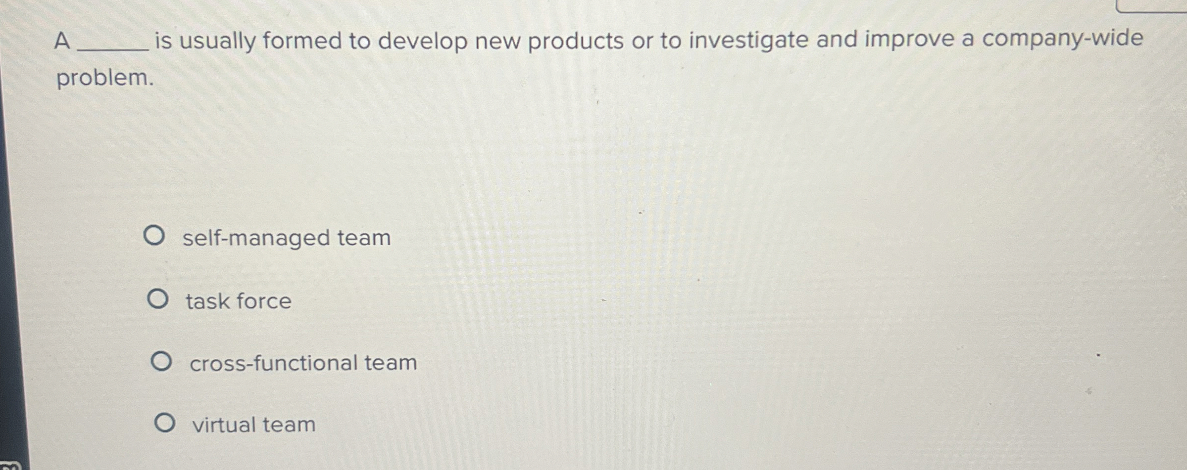  A q, is usually formed to develop new products or to