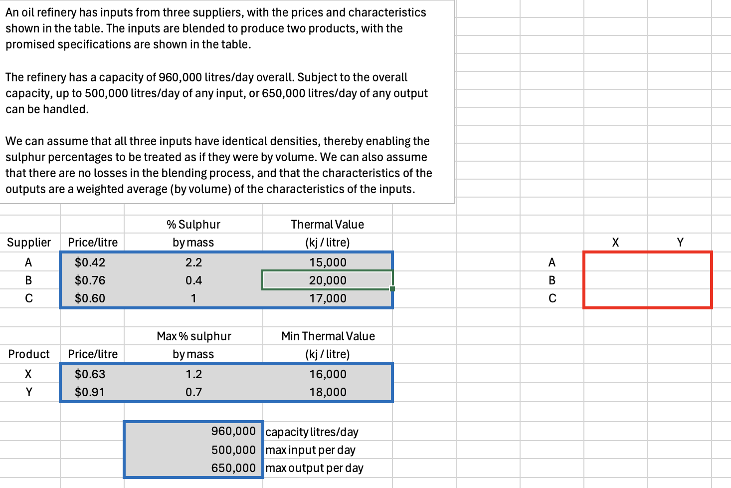  Show me the steps to solve this problems in Excel SheetAn