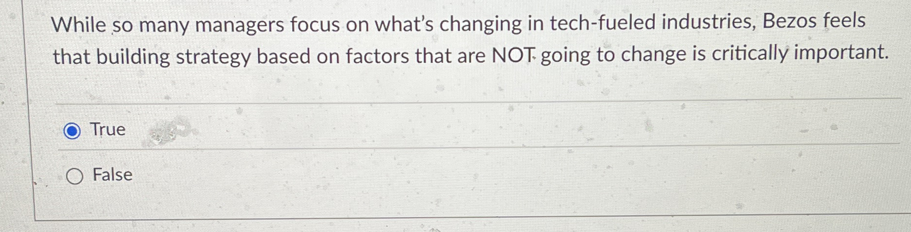 While so many managers focus on what's changing in tech-fueled industries,