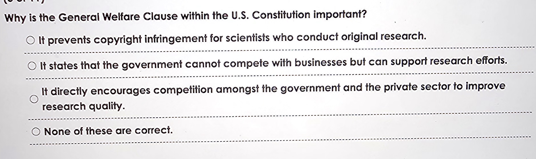  Why is the General Welfare Clause within the U.S. Constitution important?