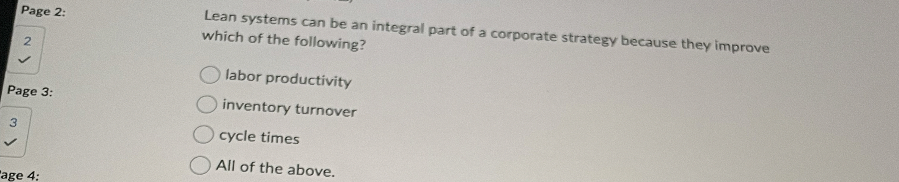  Page 2: 2 Page 3: 3 age 4: Lean systems can