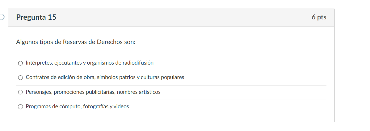 comercial O Marca O Aviso comercial O Denominacion de origen\f\fD Pregunta 11