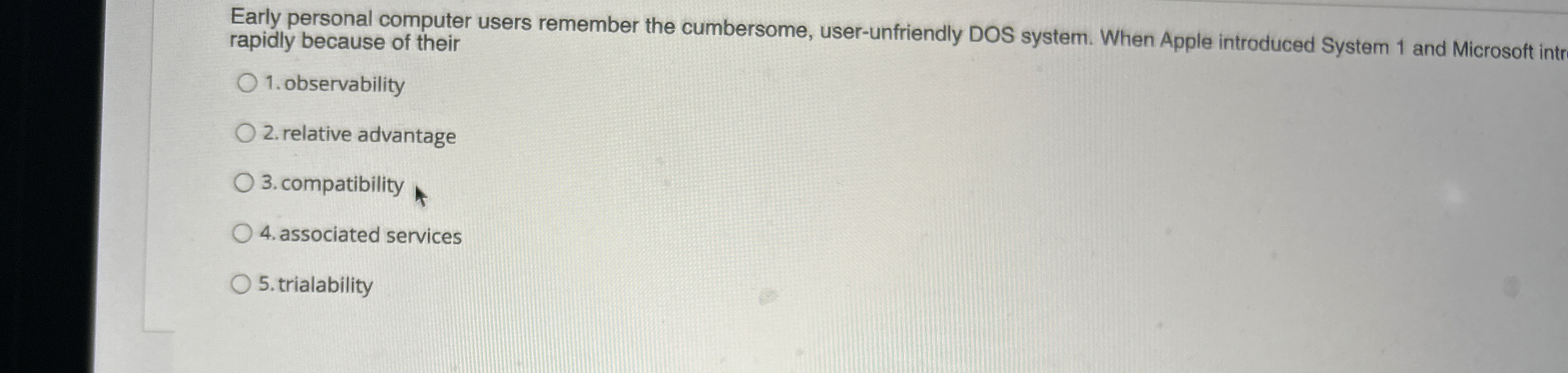  Early personal computer users remember the cumbersome, user-unfriendly DOS system. When