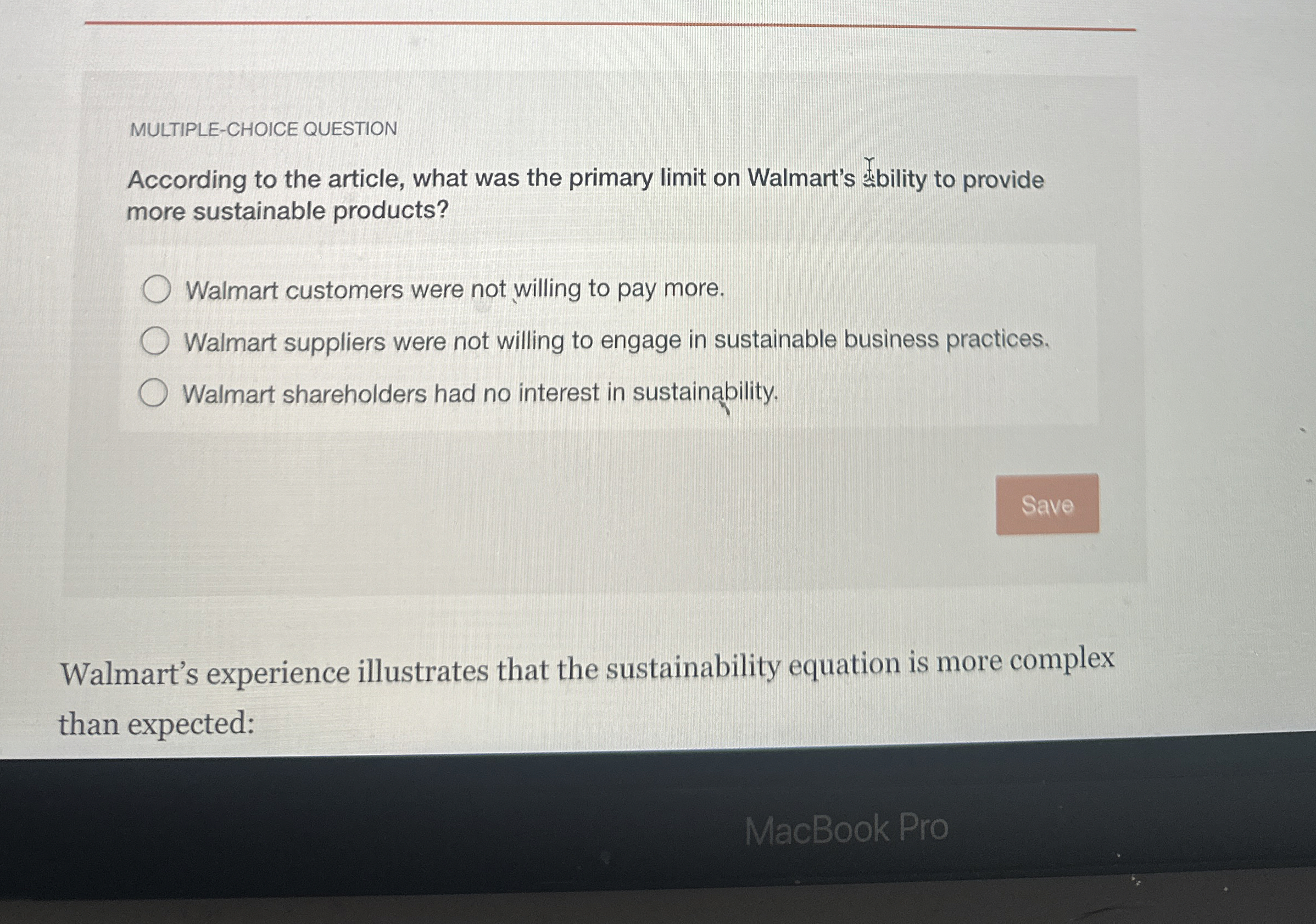  MULTIPLE-CHOICE QUESTION According to the article, what was the primary limit