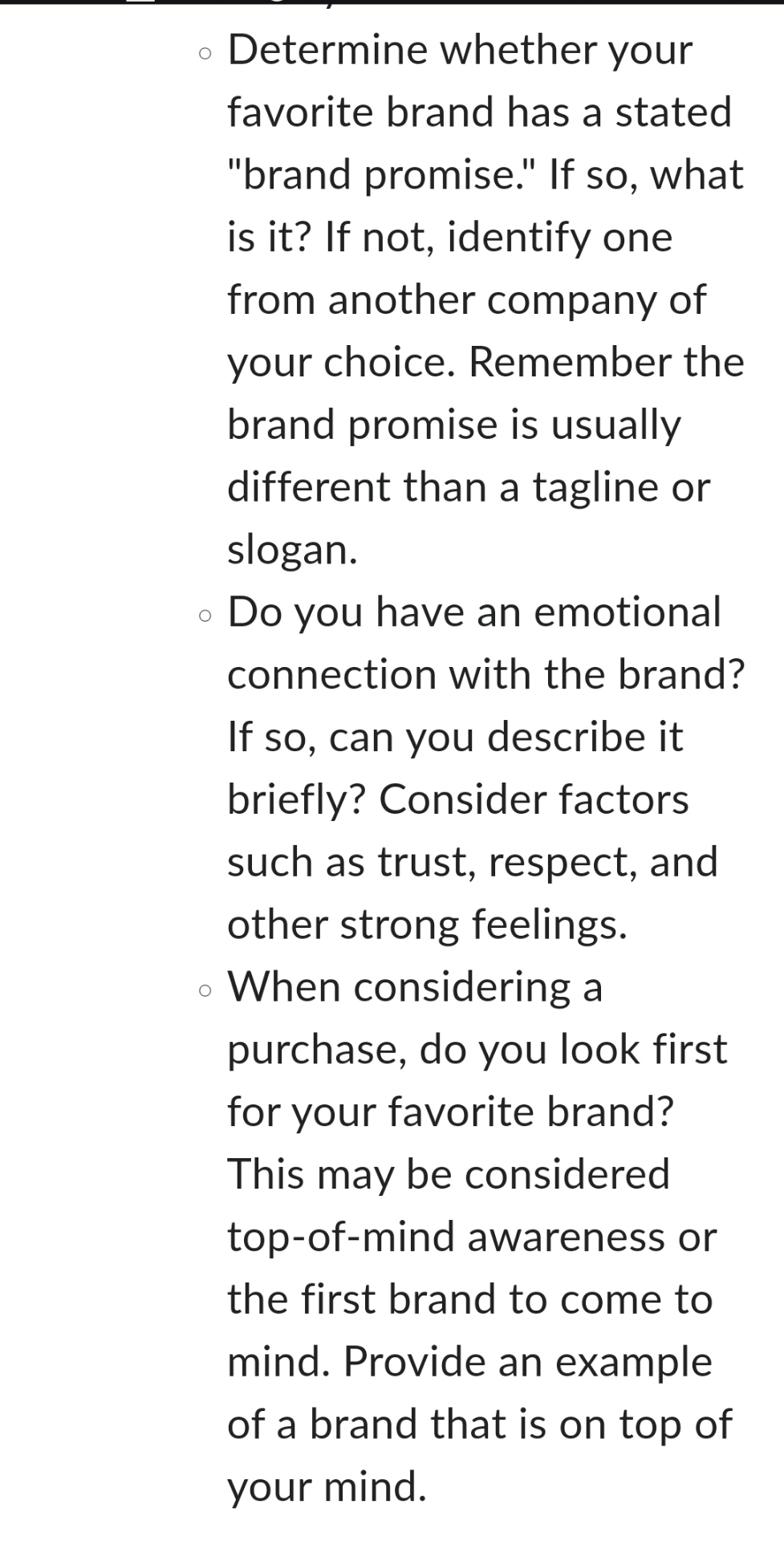  Please answer this question using Amazon as the e-commerce brand choosen.