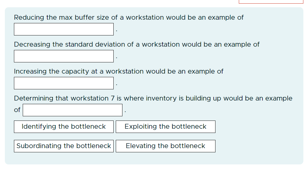  Reducing the max buffer size of a workstation would be an