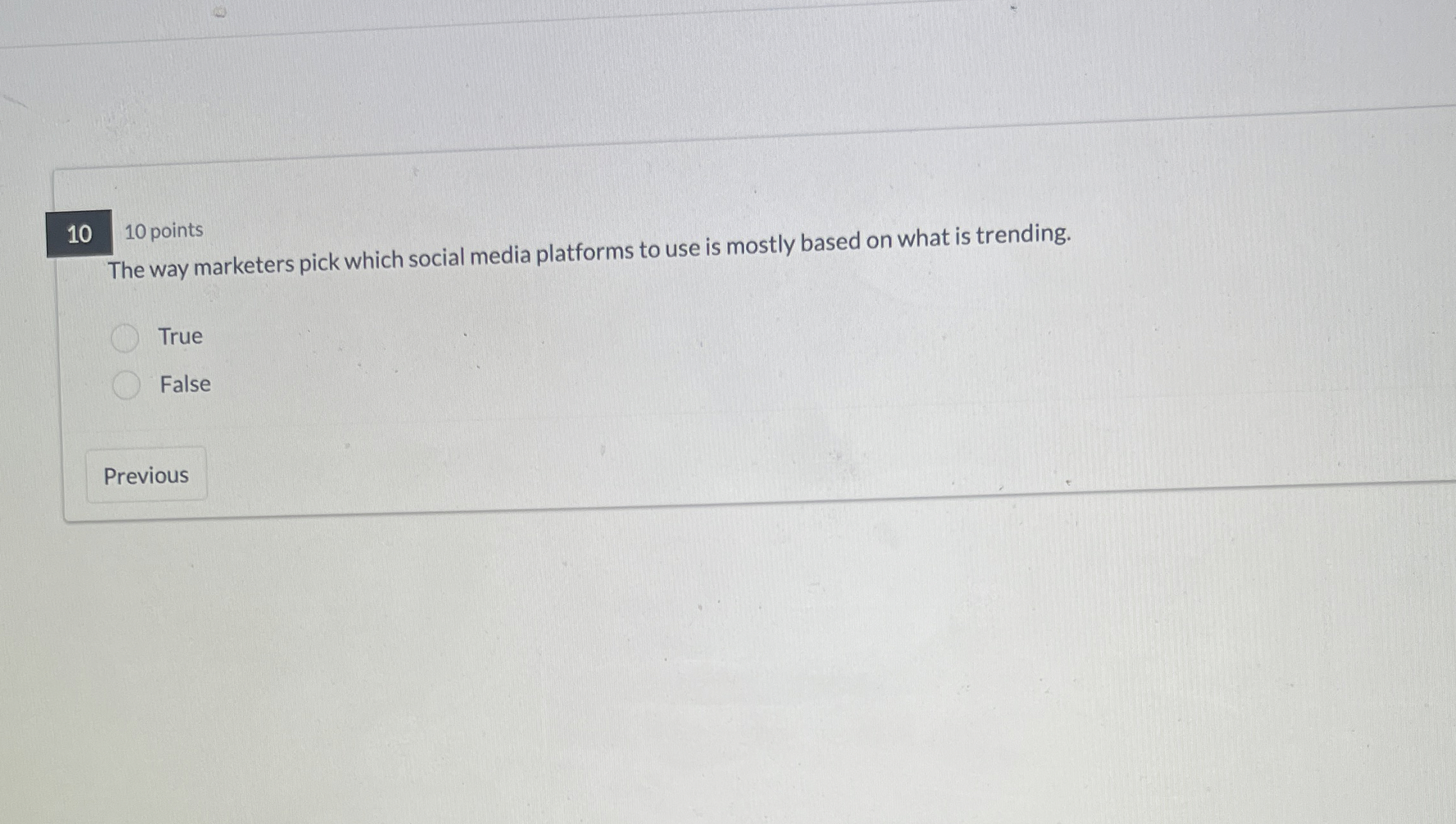  1010 points The way marketers pick which social media platforms to