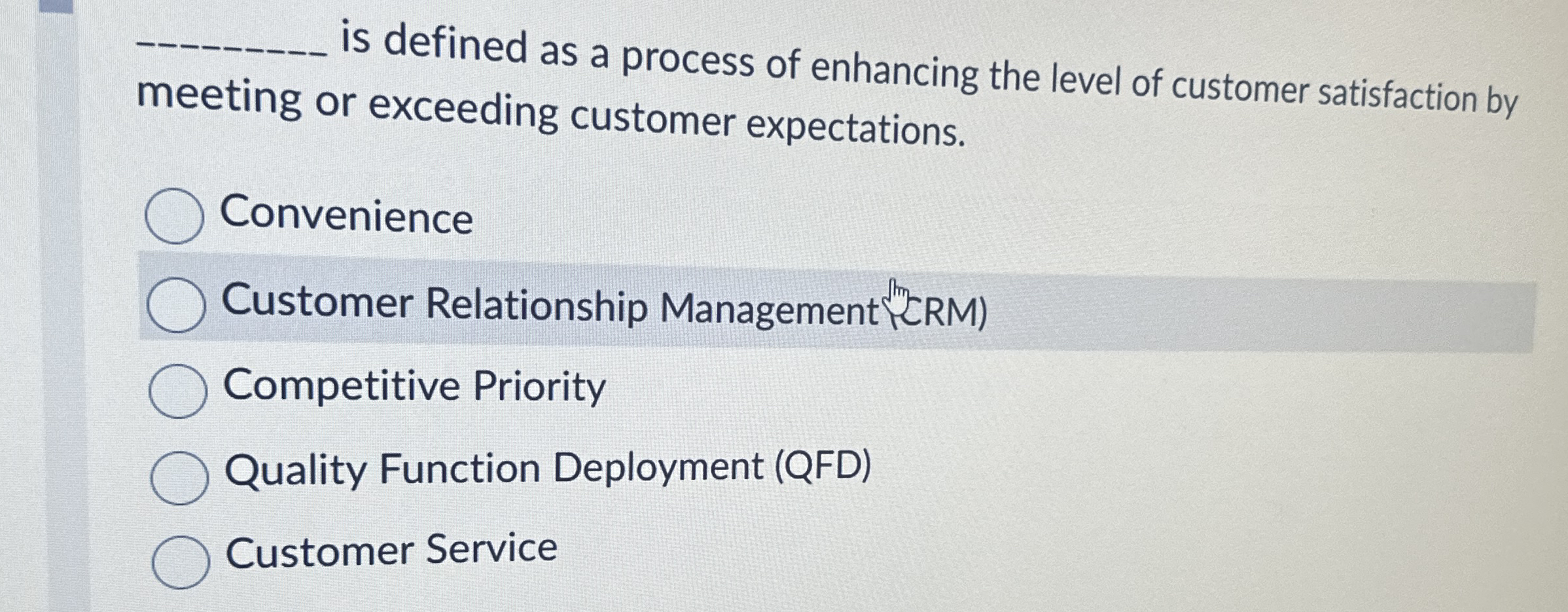  q, is defined as a process of enhancing the level of