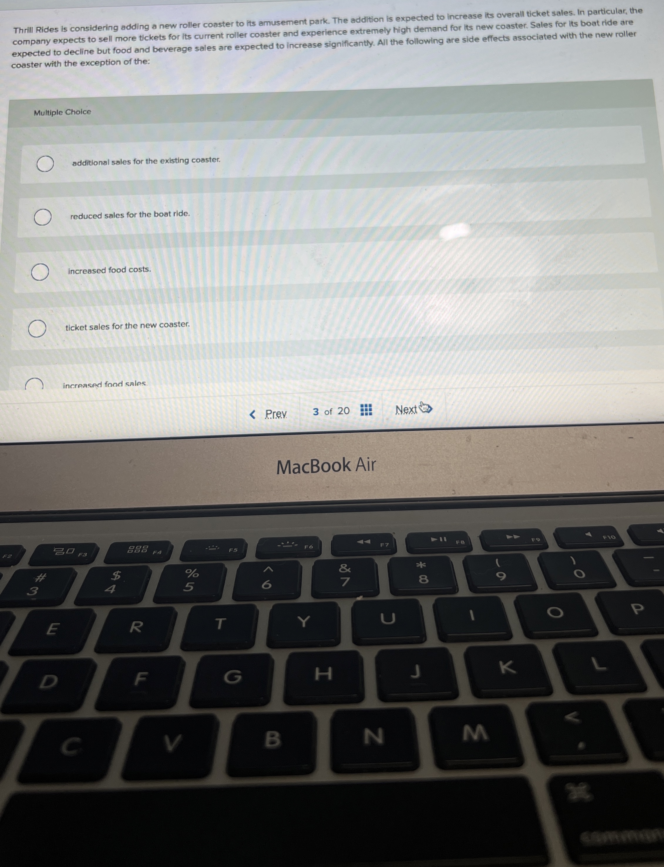  Thrill Rides is considering adding a new roller coaster to its