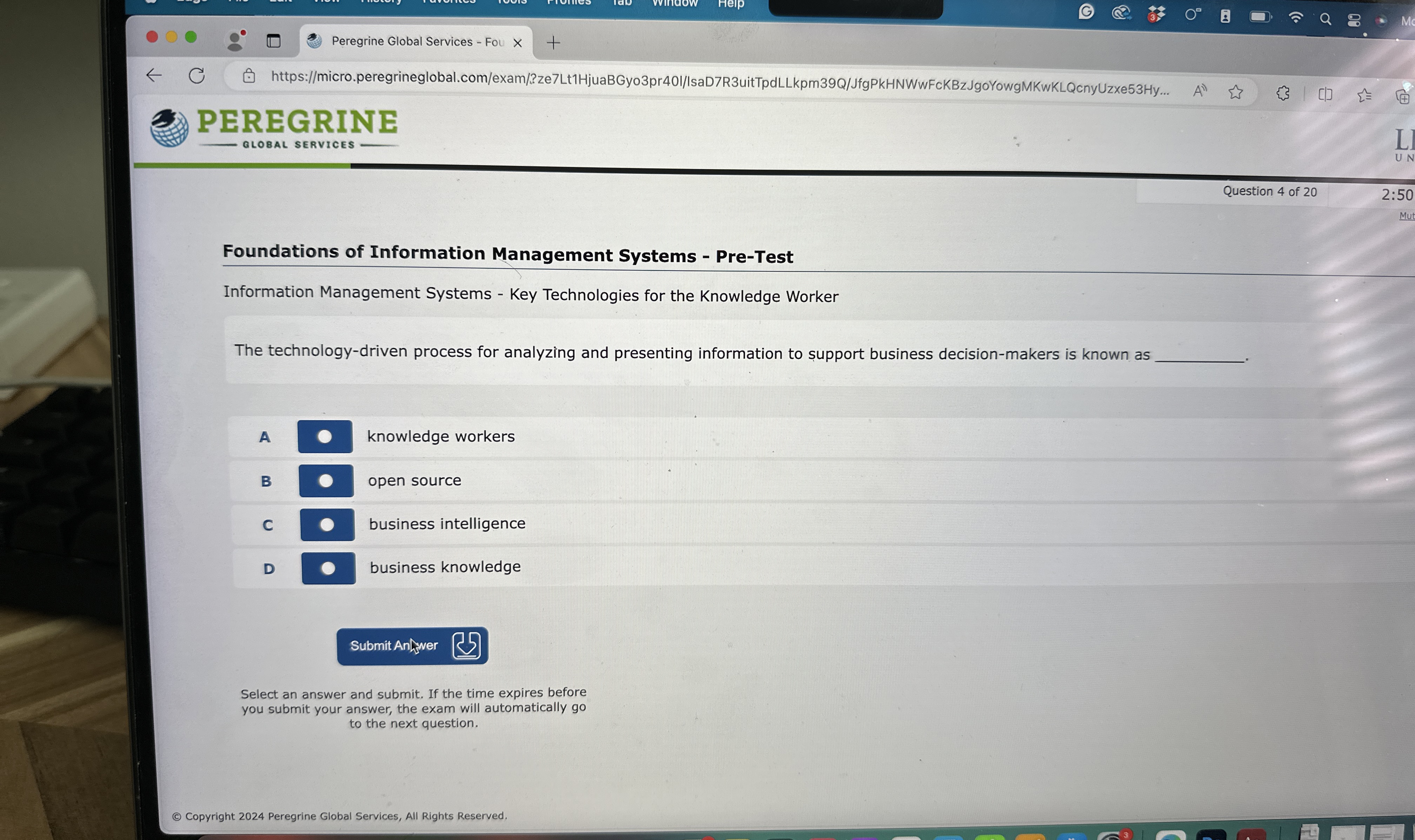  Information Management Systems - Key Technologies for the Knowledge Worker The
