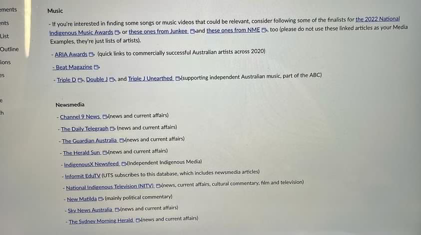 and news media items. among others, See this list of Links and