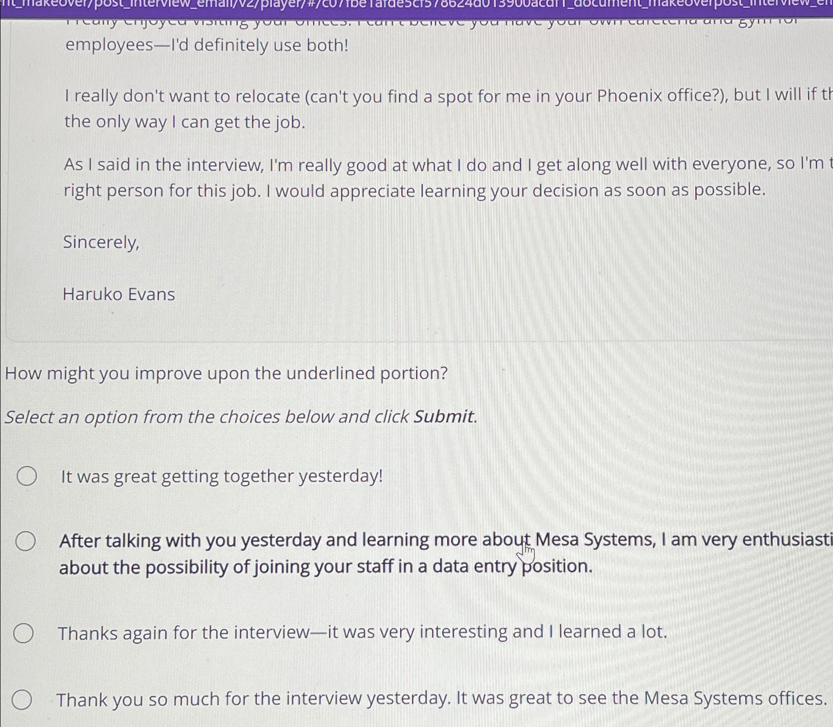  employees-I'd definitely use both! I really don't want to relocate (can't