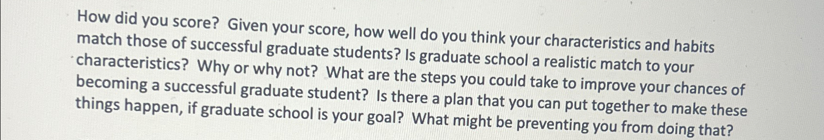  How did you score? Given your score, how well do you