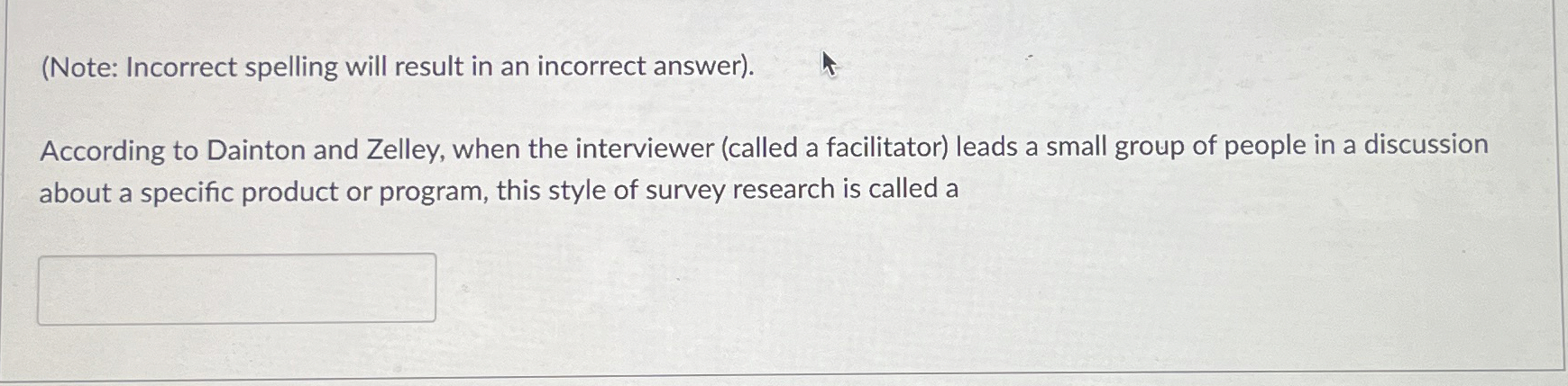  (Note: Incorrect spelling will result in an incorrect answer). According to