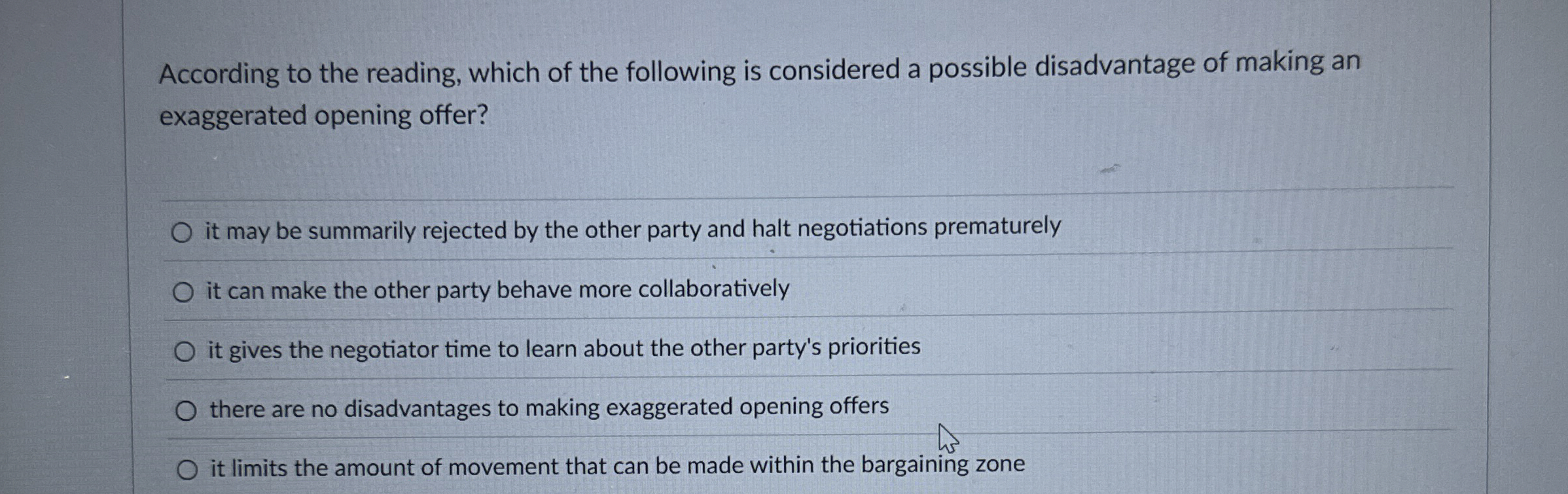  Aligning with what is taught in this class and according to