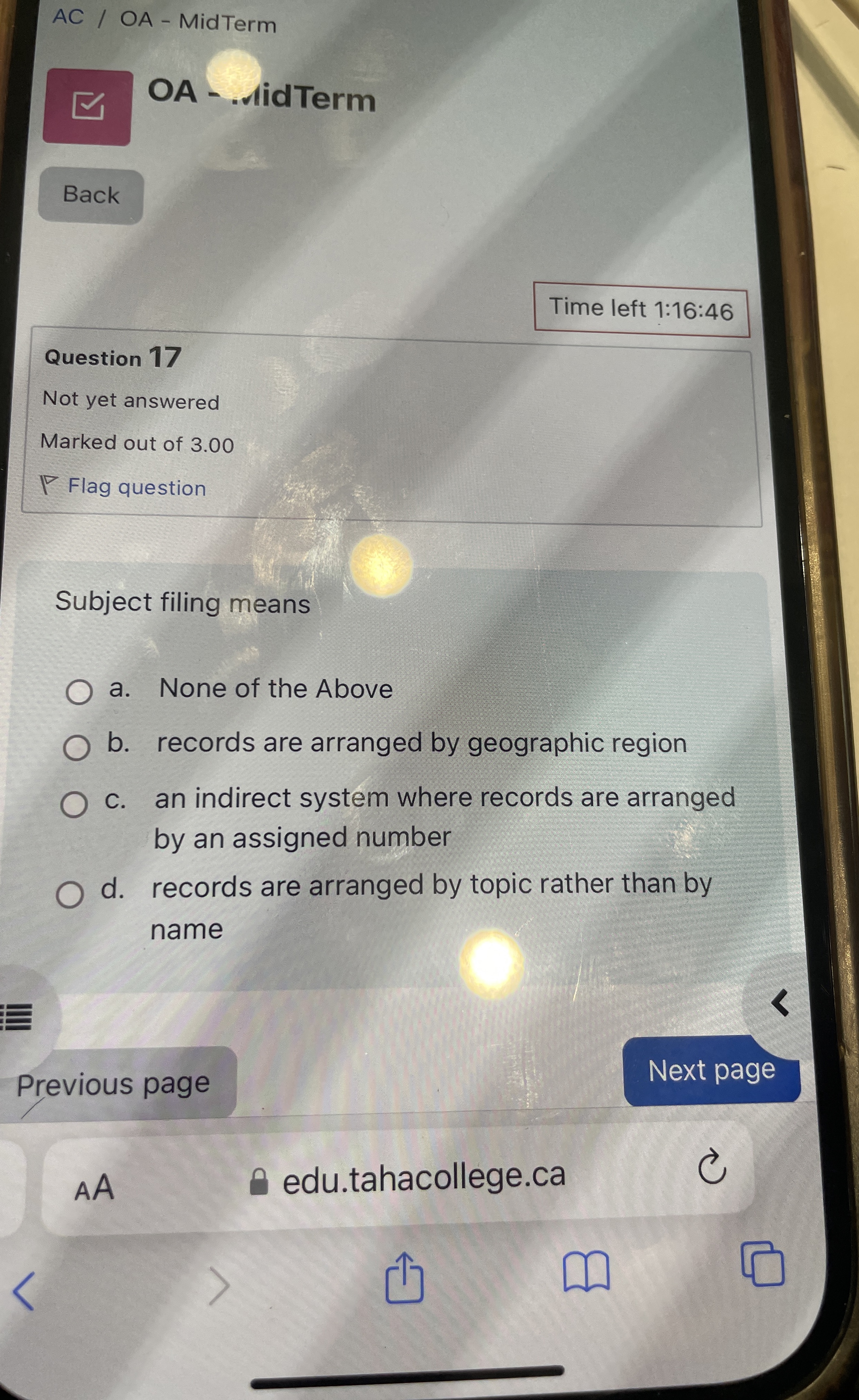  Subject filling means 
